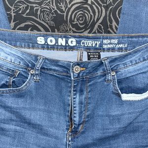 S.O.N.G Curvy High Rise Jeans